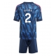 Maillot de foot Arsenal William Saliba #2 Extérieur vêtements enfant 2025-26 Manches Courtes (+ pantalon court)